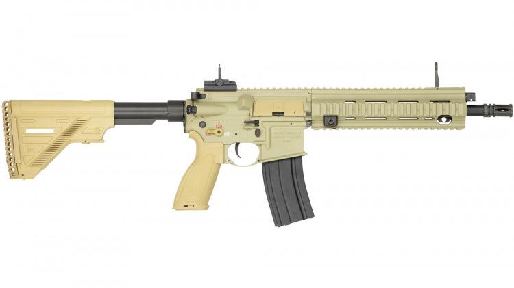 HK416 A5 Sportline Softgun Gewehr - TAN - AEG - Game-On.no