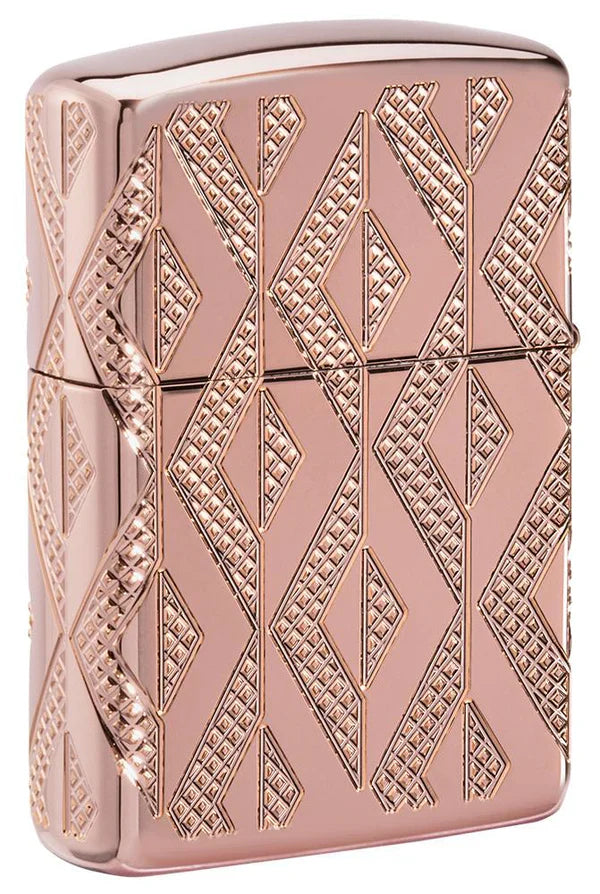 Zippo Armor Geometric Diamond Lighter