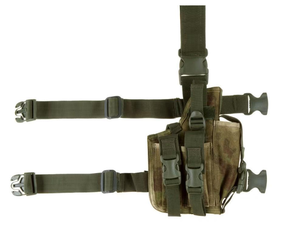 Invader Gear - SOF Thigh Holster for Pistol and Magazine - Everglade - Game-On.no