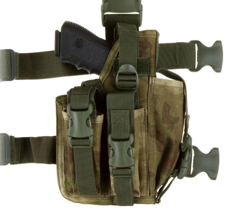 Invader Gear - SOF Thigh Holster for Pistol and Magazine - Everglade - Game-On.no