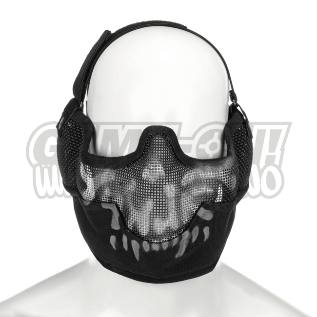 Invader - Mesh Maske med Gitter V2 - Dödshuvud - Game-On.no