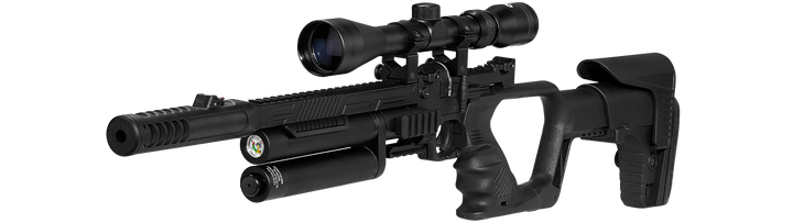 Hatsan Jet III - Black PCP Air gun - 4.5mm Air Force with Kolbe