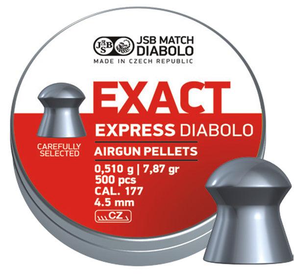 JSB Exact Express - 4.52mm - 500pcs - Game-On.no