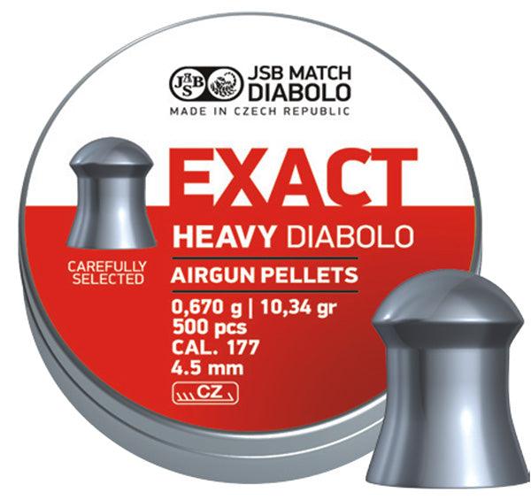 JSB Exact Heavy - 4.52mm - 500kpl - Game-On.no