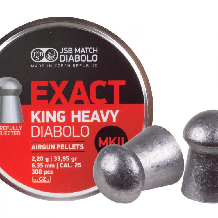 JSB Exact King Heavy MKII - 6.35mm - 300kpl - Game-On.no