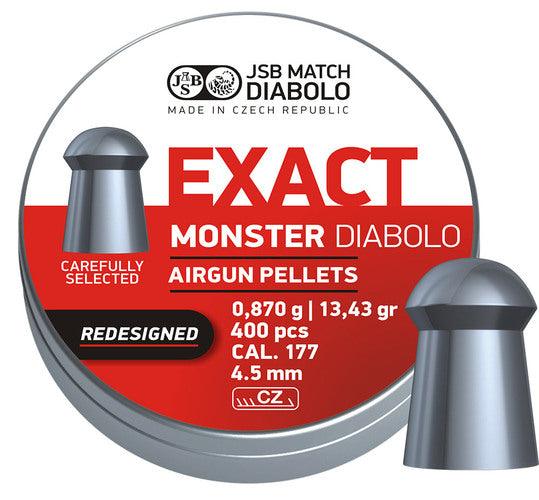 JSB Exact Monster Redesigned - 4,52 mm - 400 stk - Game-On.no