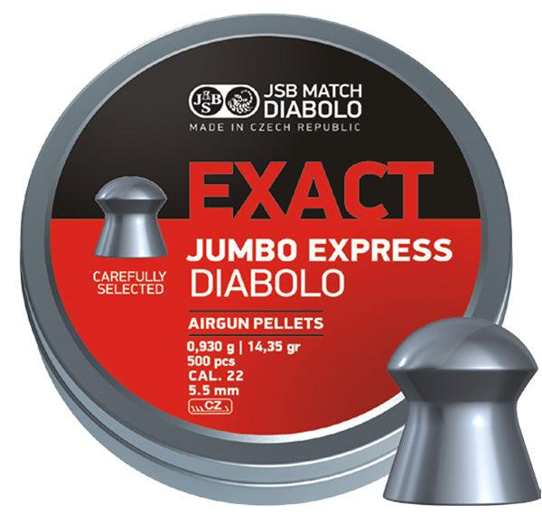 JSB Jumbo Exact Express - 5.52mm - 250stk - Game-On.no