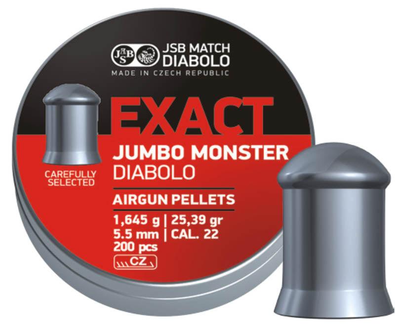 JSB Jumbo Exact Monster - 5.52mm - 200kpl - Game-On.no