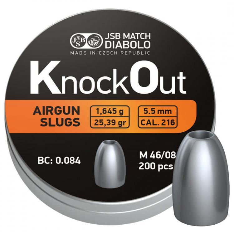 JSB - KnockOut Geschosse - 5.5mm - Game-On.no