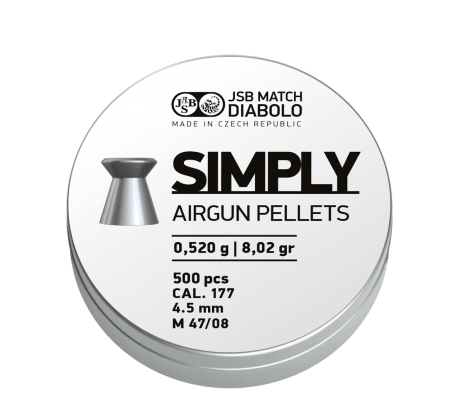 JSB Simply Pellets for Air Force - 4.50mm - 500kpl - Game-On.no