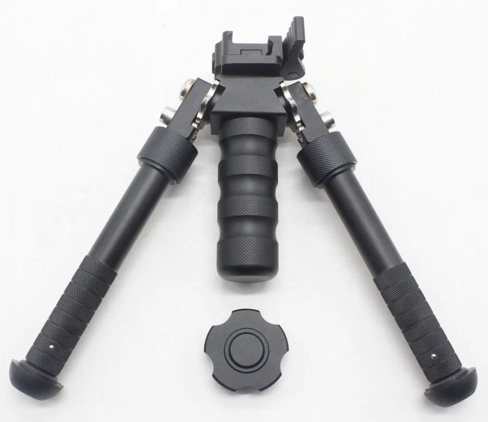 Justerbar QD Tofot - 360° Bipod med Justerbar Vinkel - 21mm Schiene - Game-On.no