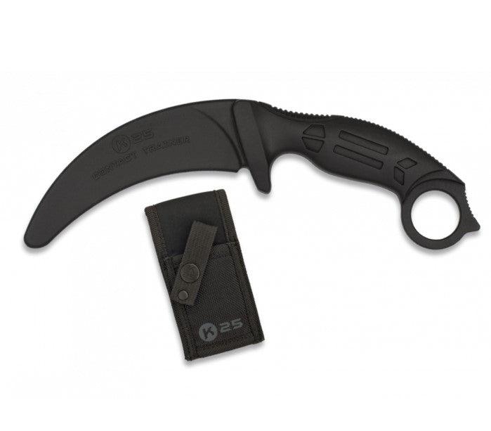 K25 - Karambit Style Training Knife Rubber - Black - Game-On.no