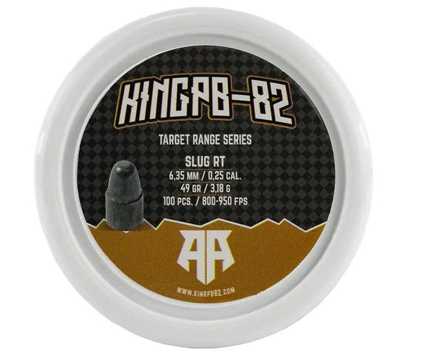 KingPB-82 RT Target Slugs for Air Force 6.35mm - 49gr - 100kpl - Game-On.no