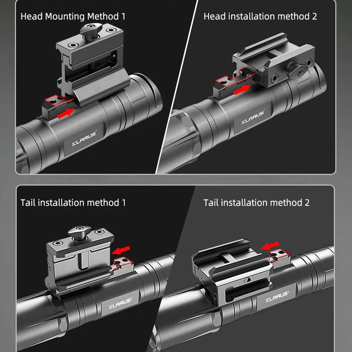 Klarus - GL4 - Oppladbar Våpenlykt med Trykkpute - 3300 Lumen - Game-On.no