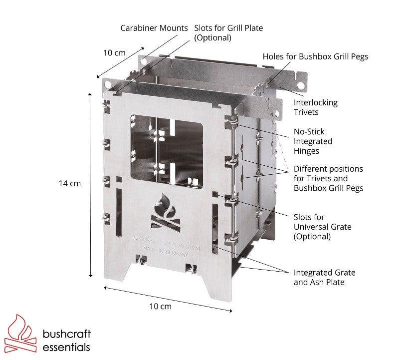 Kvistbrenner - Stor Bushbox LF Tårnkomfur - Game-On.no