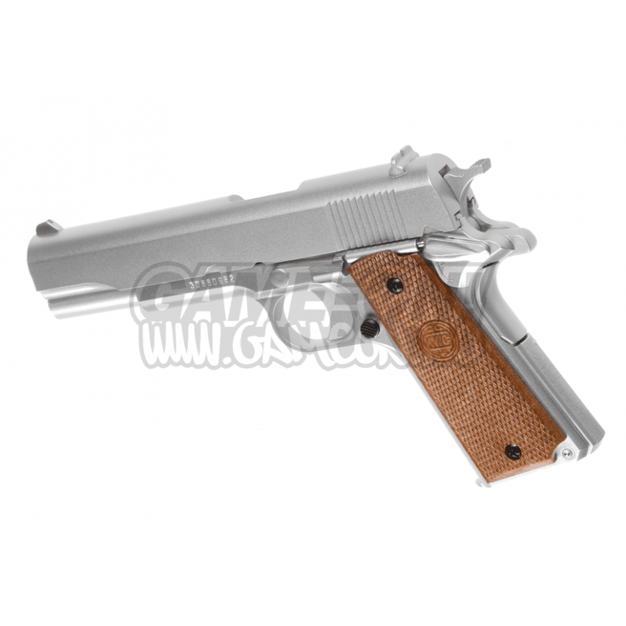 KWC - M1911 Silver Springer -pistooli - Game-On.com