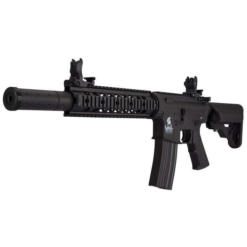 Lancer Tactical - LT-15 SD Gen 2 Electric Airsoft Rifle - Black - Game-On.no