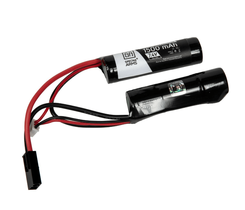 Li-Ion 7,4v 1500mAh 15c Airsoft Batteri - Mini-Tamiya - Game-On.no