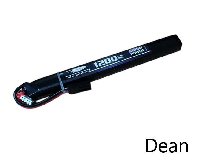 Li-Po 11.1V GEN2 Akkus - 1200mAh 25C - AK Single Stick Dean - Game-On.no