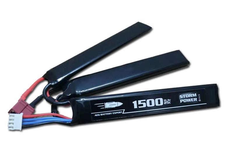 Li-Po 11.1V GEN2 akku - 1500mAh 25C - Cranestock - Game-On.no