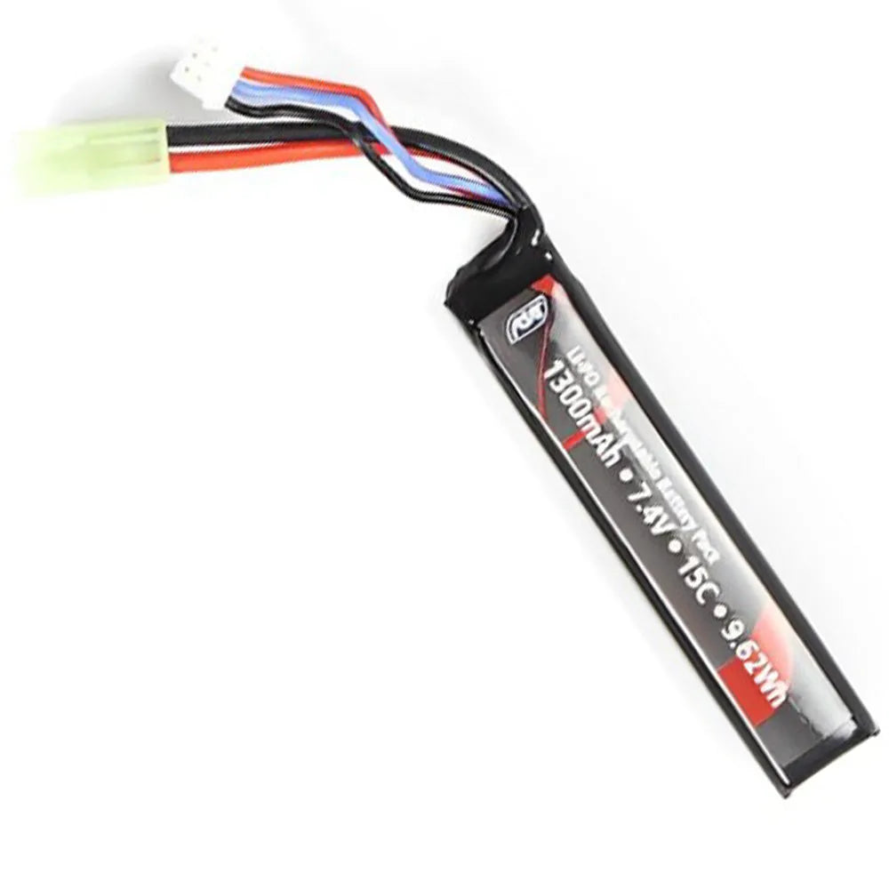 Li-Po 7,4V - 1300mAh - Stock Tube - Game-On.no