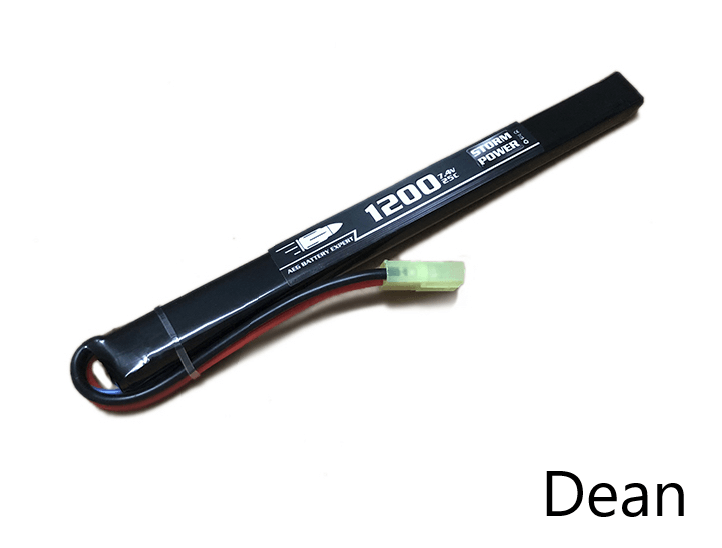 Li-Po 7,4V GEN2 Batteri - 1200mAh 25C - AK Single Stick Dean - Game-On.no