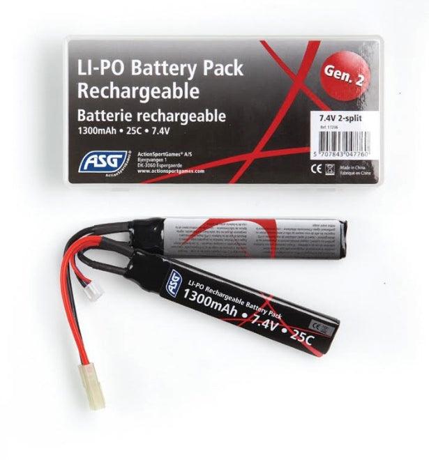 Li-Po Batteri 7,4V 1300mAh Sticks - Game-On.no