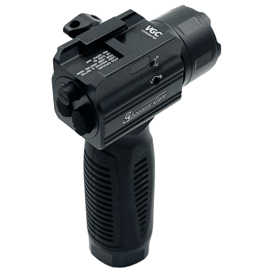 Front grip with Green Laser and Lantern (2000 Lumen) - 21mm <tc>Rail</tc>