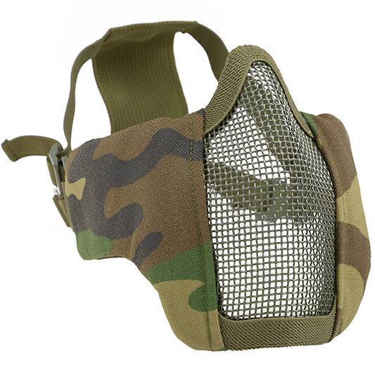 Mesh Maske med Kinnpute - Woodland - Game-On.no