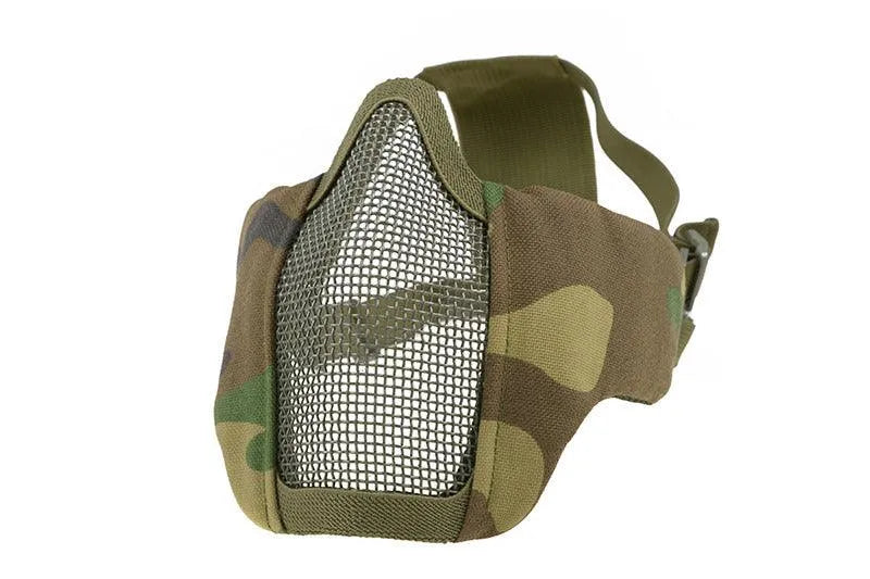 Mesh Maske med Kinnpute - Woodland - Game-On.no