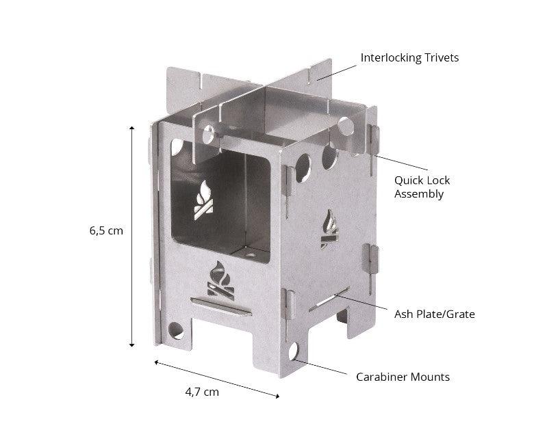 Mini-Turmofen Zweigbrenner - EDCbox Micro Oven - Game-On.no