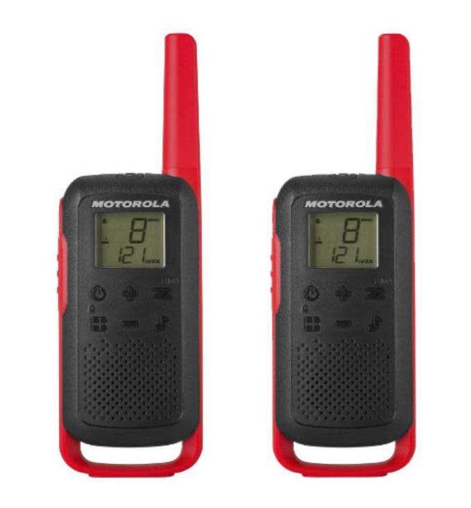 Motorola T62 Talkabout Walkie Talkie - Red - Game-On.no