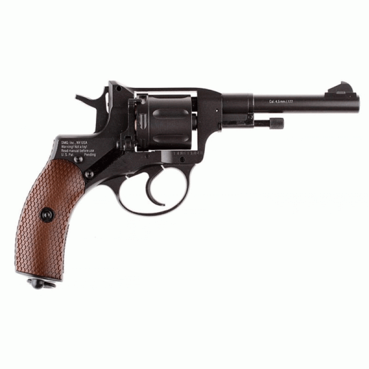 Nagant M1895 - Full Metall CO2 Drevet Revolver - 4.5mm BB