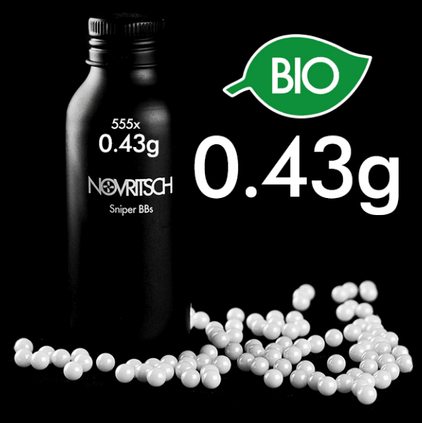 Novritsch - Sniper BIO kulor 0,43 g - 530stk - Game-On.no