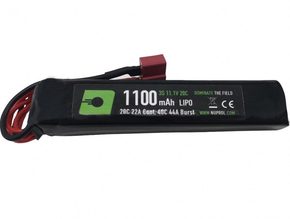 NP Batteri Li-Po 11.1V 20C Stick - 1100mAh - Deans - Game-On.no