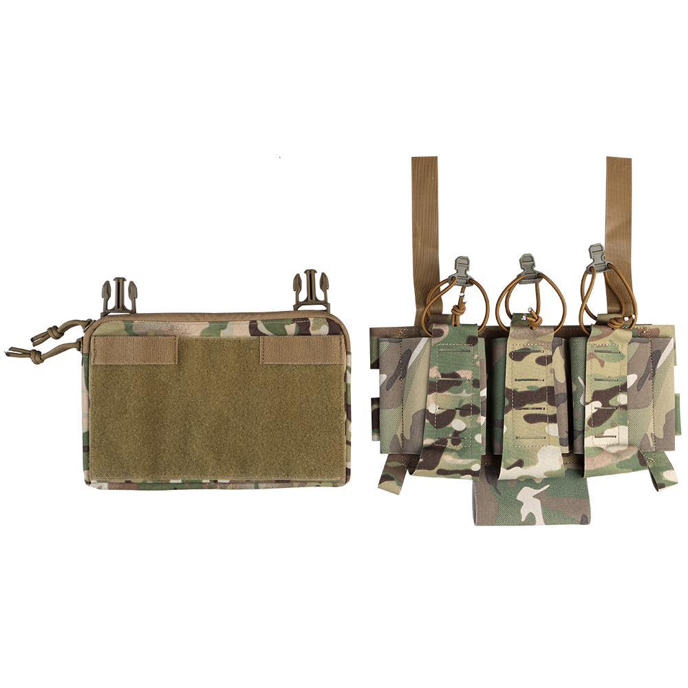 NP PMC - M4/STANAG Triple Open Magazine Pocket V2 - Multicam - Game-On.no