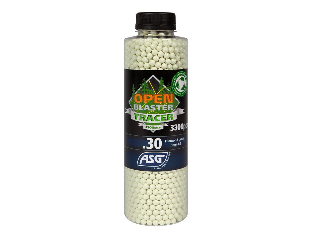 Open Blaster BIO Balls Green Tracer - 0.30g - 3300Stück - Game-On.no