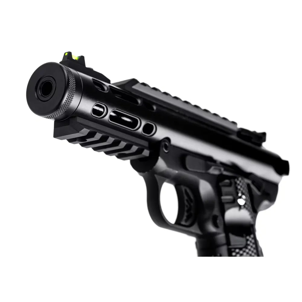 WE - Pistola blanda Galaxy <tc>GBB</tc> a gas - Negra