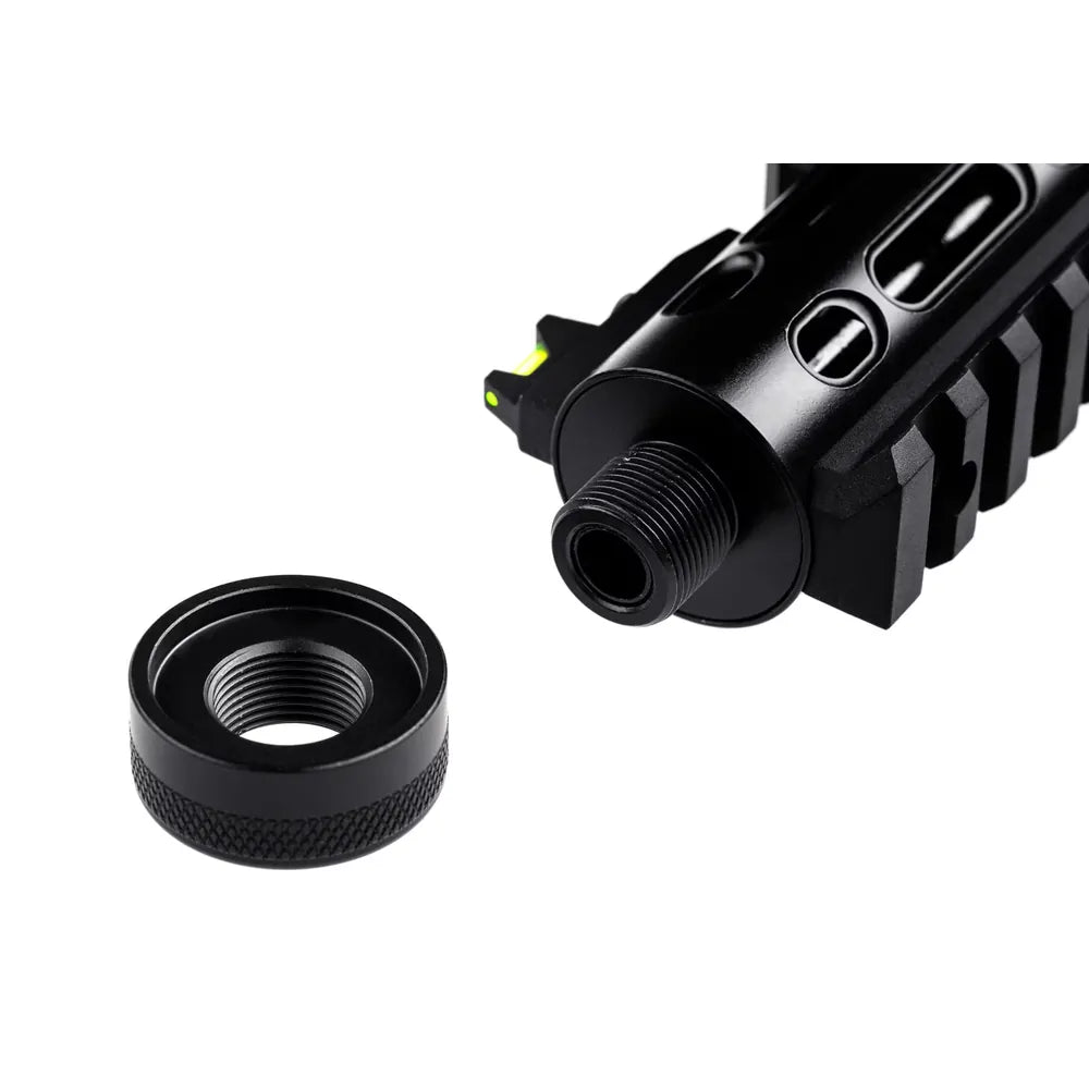 WE - Pistola blanda Galaxy <tc>GBB</tc> a gas - Negra