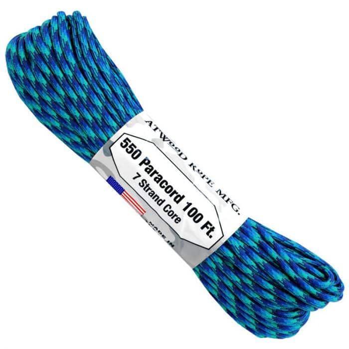 Paracord - Blue hose - 30 meters Bundle - Game-On.no