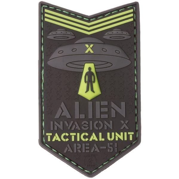 Patch - Area 51 Alien Invasion X-Files - Lyser i Mørket - Game-On.no