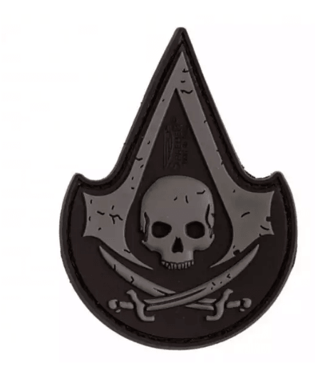 Patch - Assassins Creed Black Flag Skull - Game-On.com