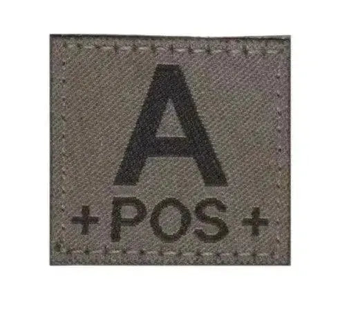 Patch - Blodtype A+ Borrelås - Type A Positiv - Game-On.no