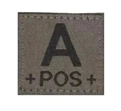Patch - Blodtype A+ Borrelås - Type A Positiv - Game-On.no