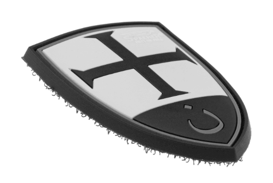 Patch - Crusader Shield and Cross - Black - Game-On.com