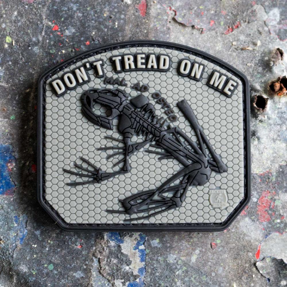 Patch - Dont Tread on me Frog Rubber - Game-On.no