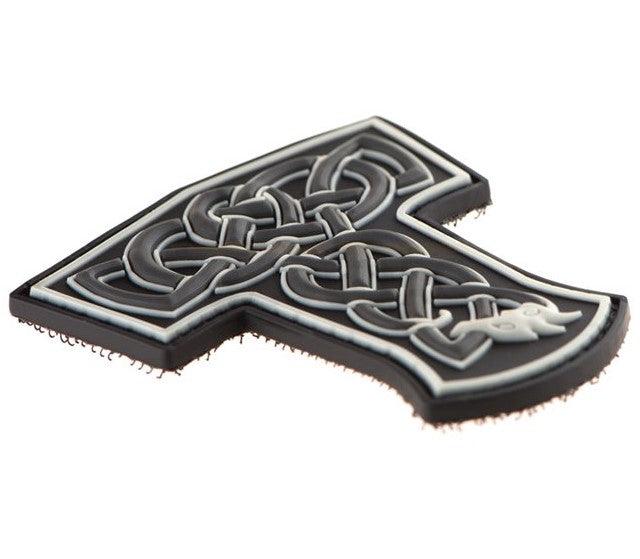 Patch - Thor's Hammer Black and Gray - Game-On.com