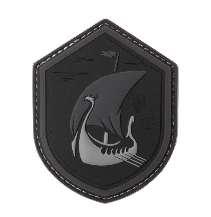 Patch - Viking Ship - Black Dragon Ship - Game-On.com