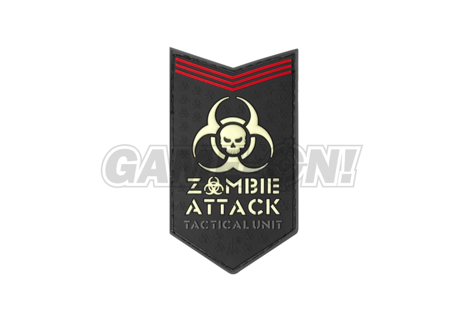 Patch - Zombie Attack - Glow in the Dark - Game-On.com