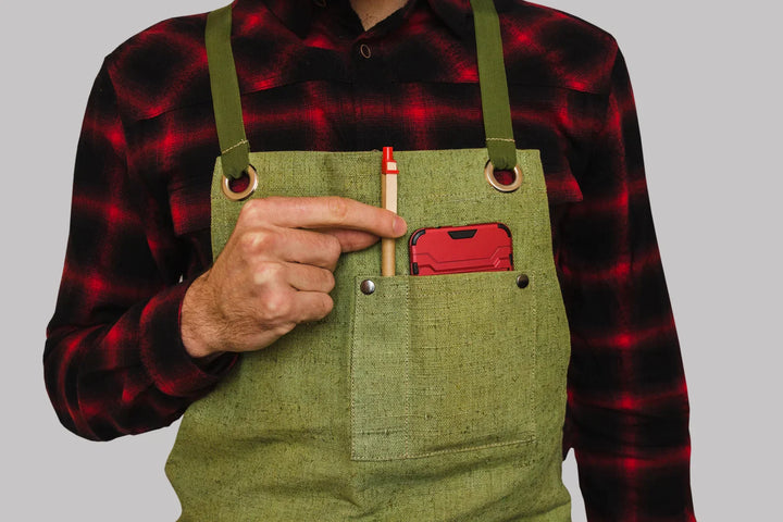 Canvas Apron - Green Canvas